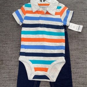 NWT. Matching baby boy 2 piece set.